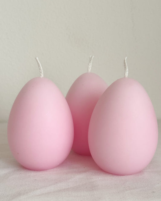 Rosa mini ägg (3 st) doft av syren